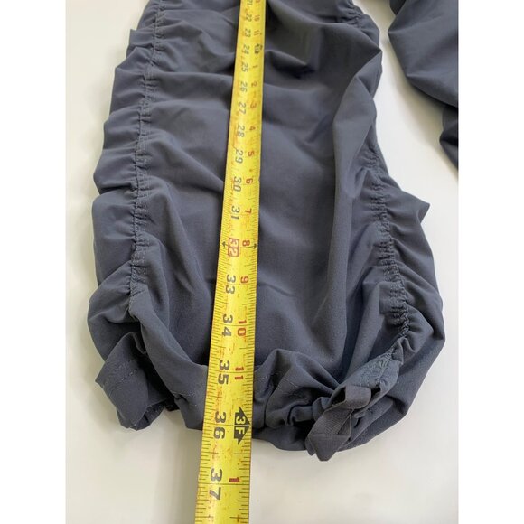 Under Armour Gray Loose Fit Adjustable Waistband Scrunched Leg Pants Size Medium - Picture 13 of 13
